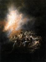 Goya, Francisco de - Fire at Night